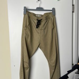 Tan joggers